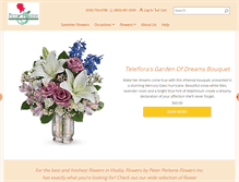 Tablet Screenshot of peterperkensflowers.com